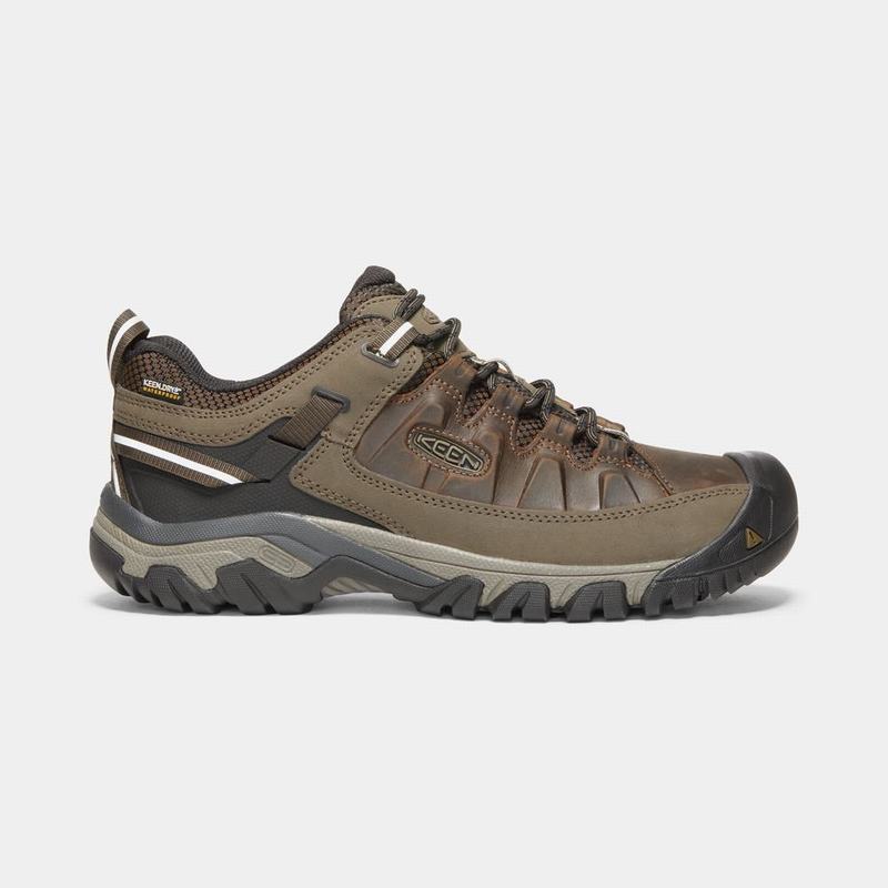 Keen Targhee III Waterproof Mens Hiking Shoes Brown/Khaki Online (5869-ILZCN)